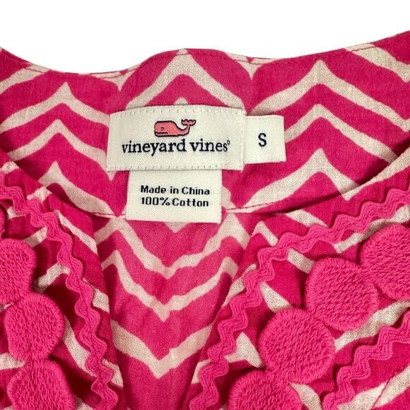 Vineyard Vines Whale Tail Chevron Tunic Small - Picture 3 of 5